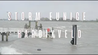 Storm Eunice Hardinxveld-Giessendam 18-02-2022