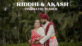 Best Cinematic Wedding Teaser 2024 | Riddhi & Akash | 4K