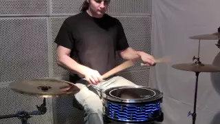 300bpm Blast Beats on INVA led snare drum - Stephan "Stocki" Stockburger