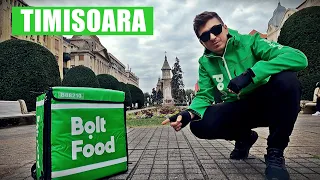 LIVREZ MANCARE IN TIMISOARA CU BICICLETA LA BOLT FOOD