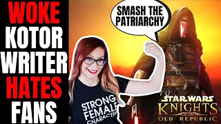 Writer For KOTOR Remake Exposed As Woke Activist Who Hates Star Wars Fans | RIP Revan