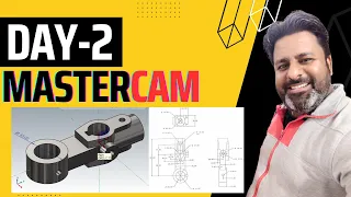 How to Create 3D Solid Model In Mastercam 2024 | Mastercam Day-2 | Mastercam 2024 Tutorials in Hindi