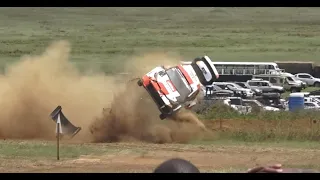 Katsuta crash at WRC Safari Rally Kenya 2023