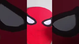 How to make Spiderman Mask with Paper 🕸 #shorts