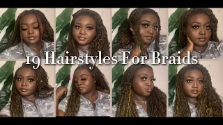 19 Ways to Style Bohemian Knotless Braids (Protective Hairstyle)