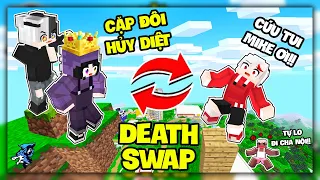 Minecraft Nhưng Cặp Đôi Siro và Noob Ruby Hủy Diệt Kairon và Mike Đen Trong Death Swap