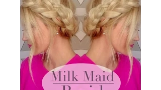 Bohemian Milk Maid Braid Tutorial  for Spring (2 ways to style it)