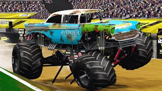 Crashes, Saves and Skills #36  I  BeamNG.Drive Monster Jam