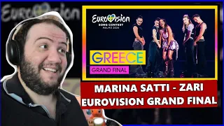 Marina Satti - ZARI (LIVE) | Greece 🇬🇷 | Grand Final | Eurovision 2024 - TEACHER PAUL REACTS