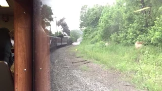 Riding Norfolk & Western J Class 611 "The American" Excursion Manassas - Front Royal Uncut 6/6/15