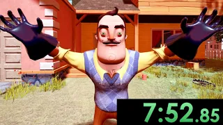 Speedrunning Every Hello Neighbor Alpha