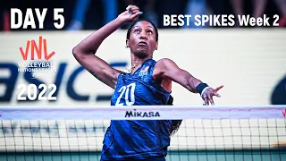 Best Volleyball Spikes - Week 2 DAY 5 | VNL 2022