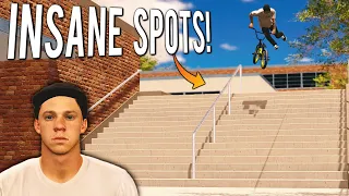 BMX Streets and The Best SESSION Map (Hollywood High, Rincon, El Toro, Carlsbad and More)