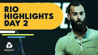 Garin Clashes with Coria; Baez, Paire in Play | Rio Open 2022 Highlights Day 2