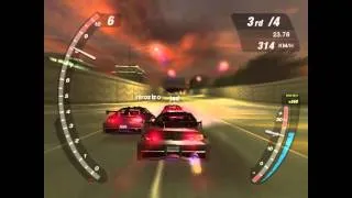 Need For Speed Underground 2 -  Drag Race - 3 RSX and IS 300