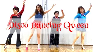 Disco Dancing Queen line dance(Beginner) 디스코 댄싱 퀸🕺초급라인댄스