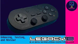 Retro-Bit Legacy16 Wireless Controller Unboxing, Testing, and Review!