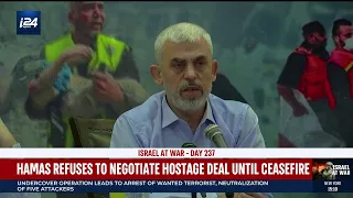 Hamas refuses negotiations until ceasefire