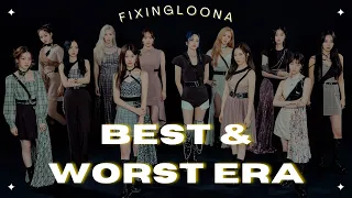 Each Loona members Best & Worst era