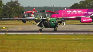 STOL - Polish Air Force PZL M-28 Bryza - Short Take off from Gdansk Airport