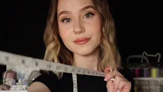 ASMR Tailor Roleplay 🧵 Measuring, Fabric Sounds, Soft Spokenay