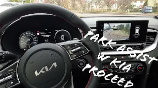 Asystent parkowania w Kia Proceed GT MY2023 | jak działa | jak włączyć  Park Assist | 4K