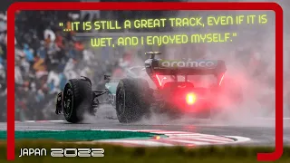 What Sebastian Vettel said  - Post Practice Japanese GP 2022