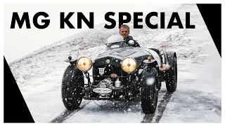 The mean machine MG KN Special 1935 and a snowy Klausenpass | STORY