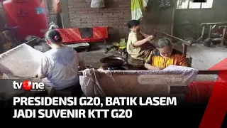 G20 Jadi Berkah Pelaku UMKM Pengrajin Batik Lasem yang Produknya Dijadikan Suvenir | Kabar Pasar