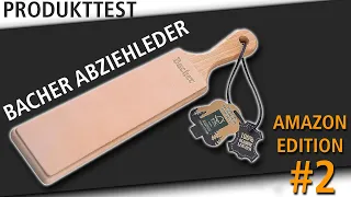 Rasierscharfe Messer.Unterschiede bei Abziehleder und Polierpaste. Worauf kommt es an?Ehrlicher Test