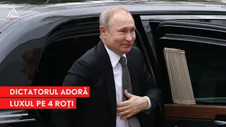 Putin, fanul luxului pe 4 roți. Cum arată mașina blindată de 7 tone pe care a condus-o dictatorul