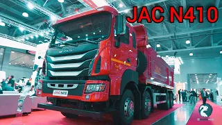 JAC N410. Эксклюзив для России. Самосвал 8х4. Новый конкурент Камазу? СТТ 2022.