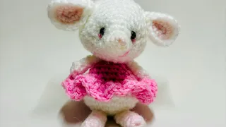 Crochet Ballerina Mouse