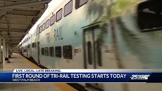 Tri-Rail begins testing trains into downtown Miami