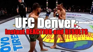 UFC Fight Night Denver: Reaction and Results