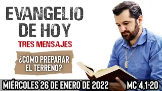 Evangelio de hoy Miércoles 26 de Enero (Mc 4,1-20) | Wilson Tamayo (Tres Mensajes) | Biblia