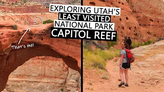 CAPITOL REEF NATIONAL PARK | Cassidy Arch hiking trail, Cohab Canyon & Hickman Bridge