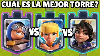 WHICH IS THE BEST TOWER? | DAGGER DUCHESS vs CANNONEER vs PRINCESS | Clash Royale