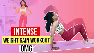 INTENSE Weight Gain Workout - OMG! 😱