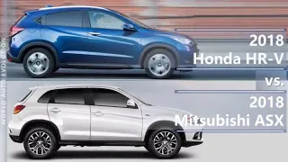 2018 Honda HR-V vs 2018 Mitsubishi ASX / Outlander Sport (technical comparison)