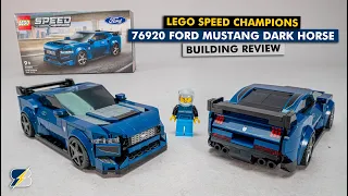 The Dark Horse That Won the Race - LEGO Speed Champions 76920 Ford Mustang detailed building review