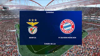 Benfica vs Bayern Munich | Estádio da Luz | 2021-22 UEFA Champions League | PES 2021