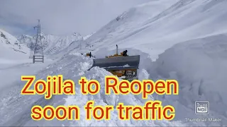 Zojila Update 🔥🔥 21/02/2022. Zojila to Reopen soon Snow Clearance on war footing.