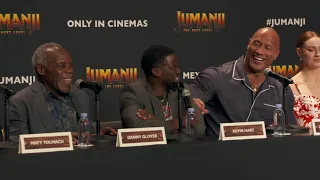 Jumanji: The Next Level  Global Junket Press Conference || #SocailNews.XYZ