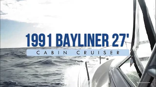 1991 Bayliner 27' Cabin Cruiser for Sale in the Singapore Online Boat Show