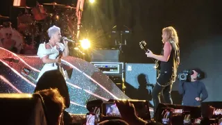 Pink + Willow - Cover Me In Sunshine - Marvel Stadium, Melbourne - 24 Feb '24