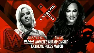 Extreme Rules 2018 Match Card - Alexa Bliss vs Nia Jax