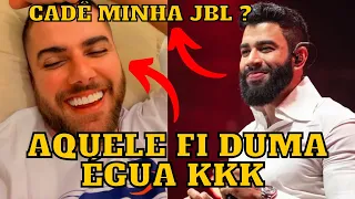 Zé Neto cita Gusttavo Lima em caixa de PERGUNTAS ao falar sobre a JBL que levou do amigo kkkk