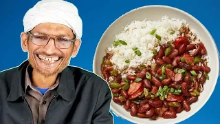 Tribal People Try Red Beans and Rice