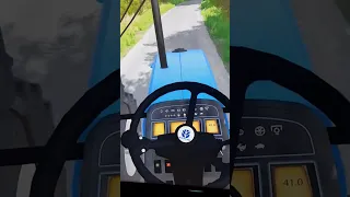 me driving a 8340 #shorts #subscribe #tractor #fs22 #newholland #newholland8340